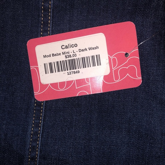 NWT Mod Babe denim mini skirt - Picture 3 of 5